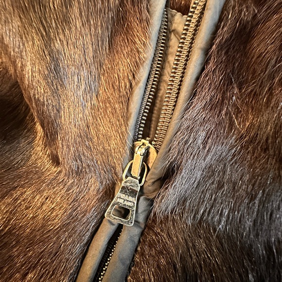 PRADA black kid fur jacket. Unisex. Small men’s / medium women’s. - Picture 7 of 17